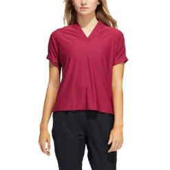 Adidas Women's Go-To Polo -Pum Golf Club Shop adidas ss22 womens go to polo legacy burgundy itempicture