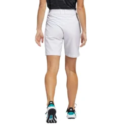 Adidas Women's Solid 7 Inch Shorts -Pum Golf Club Shop adidas ss22 womens solid 7 inch shorts white back itempicture