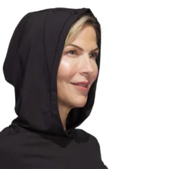 Adidas Women's Performance Hoodie -Pum Golf Club Shop adidas ss23 womens performance hoodie black detail1 itempicture