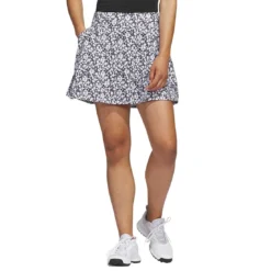 Adidas Women's Printed 16 Inch Skort -Pum Golf Club Shop adidas ss23 womens printed 16 inch skort black white itempicture