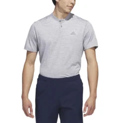 Adidas Texture Stripe Polo -Pum Golf Club Shop adidas texture stripe polo grey three itempicture