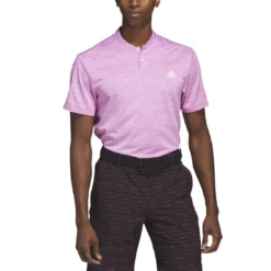 Adidas Texture Stripe Polo -Pum Golf Club Shop adidas texture stripe polo lucid fuchsia itempicture