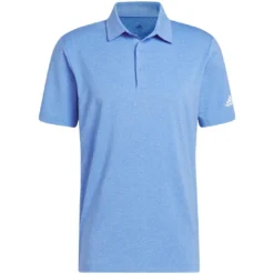 Adidas Ultimate365 Heather Polo -Pum Golf Club Shop adidas ultimate365 heather polo blue fusion front itempicture