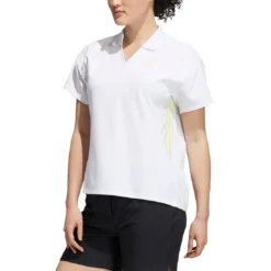 Adidas FW21 Women's 3-Stripe Polo -Pum Golf Club Shop adidas womens fw21 3 stripe polo white itempicture
