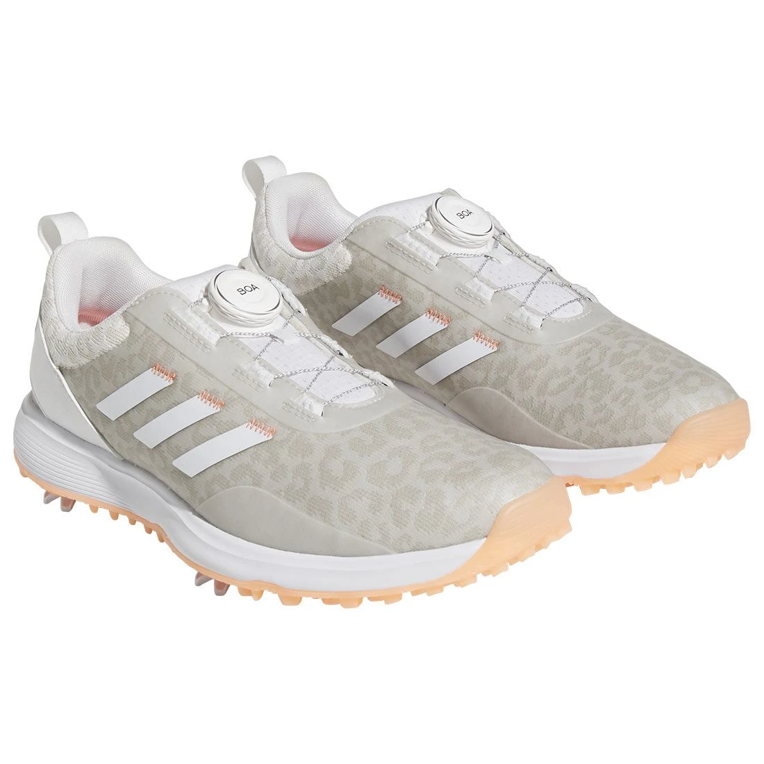 Adidas Women's S2G 23 BOA Golf Shoes White/Coral Fusion 4 Adidas Women's S2G 23 BOA Golf Shoes White/Coral Fusion - Image 4