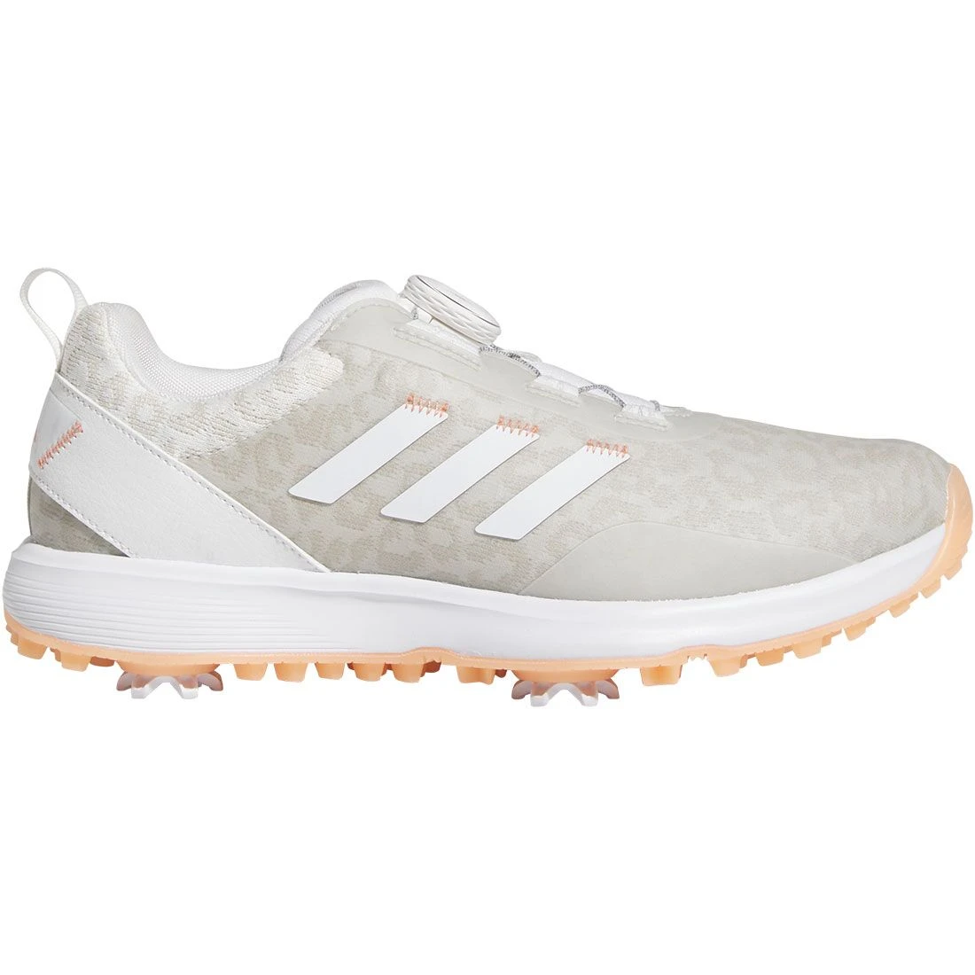 Adidas Women's S2G 23 BOA Golf Shoes White/Coral Fusion 1 Adidas Women's S2G 23 BOA Golf Shoes White/Coral Fusion