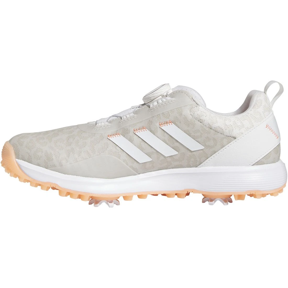 Adidas Women's S2G 23 BOA Golf Shoes White/Coral Fusion 3 Adidas Women's S2G 23 BOA Golf Shoes White/Coral Fusion - Image 3