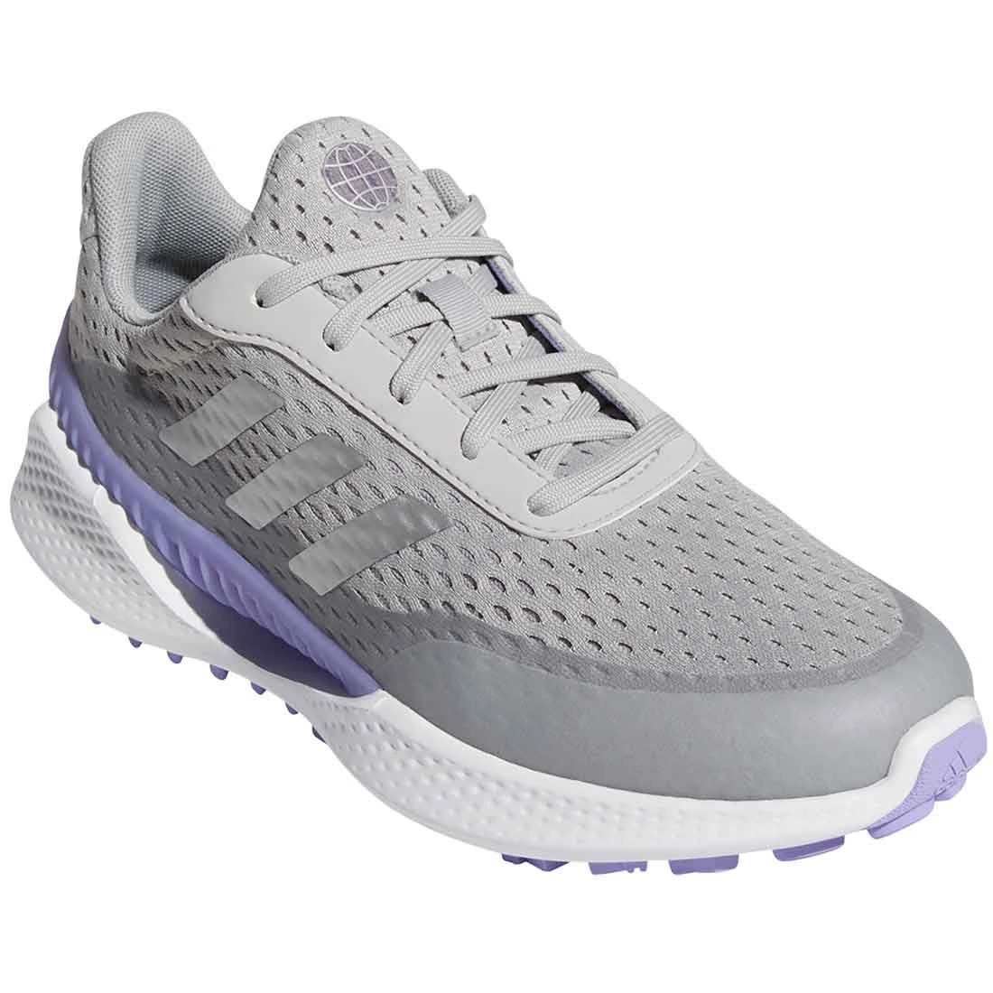 Adidas Women's Summervent Golf Shoes Grey Two/Silver/Light Purple 3 Adidas Women's Summervent Golf Shoes Grey Two/Silver/Light Purple - Image 3