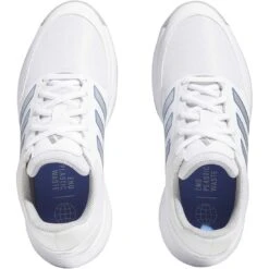 Adidas Women's Tech Response 3.0 Golf Shoes White/Silver/Blue Fusion 11 Adidas Women's Tech Response 3.0 Golf Shoes White/Silver/Blue Fusion -Pum Golf Club Shop adidas womens tech response 3 0 golf shoes white silver blue fusion top itempicture