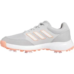 Adidas Women's Tech Response 3.0 Golf Shoes Grey Two/White/Coral Fusion -Pum Golf Club Shop adidas womens tech response 3 golf shoes grey two white coral fusion spine itempicture
