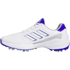Adidas ZG23 Golf Shoes White/Lucid Blue -Pum Golf Club Shop adidas zg23 golf shoes white lucid blue gw1179 spine itempicture
