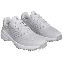 Adidas ZG23 Vent Golf Shoes Dash Grey/White/Silver 12 Adidas ZG23 Vent Golf Shoes Dash Grey/White/Silver -Pum Golf Club Shop adidas zg23 vent golf shoes dash grey white silver front itempicture