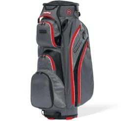 BagBoy Revolver XP Cart Bag -Pum Golf Club Shop bagboy 2024 revolver xp cart bag charcoal black red itempicture