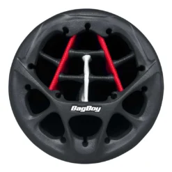 BagBoy Revolver XP Cart Bag -Pum Golf Club Shop bagboy 2024 revolver xp cart bag charcoal black red top itempicture
