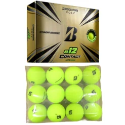 Bridgestone 2022 E12 Contact Matte Green Bagged Golf Balls