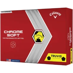 Callaway Chrome Soft Truvis Yellow/Black Golf Balls