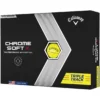 Callaway Chrome Soft X Triple Track Yellow Personalized Golf Balls
