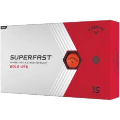 Callaway Superfast Bold Red 15-Pack Personalized Golf Balls
