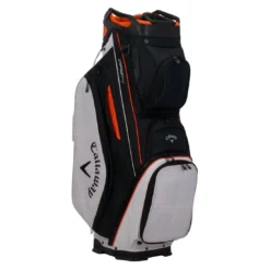 Callaway 2023 ORG 14 Cart Bag -Pum Golf Club Shop callaway 2023 org 14 cart bag black cream plaid orange 2 itempicture