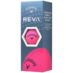 Callaway Women's REVA Pink Golf Balls -Pum Golf Club Shop callaway 2023 womens reva pink golf balls sleeve itempicture