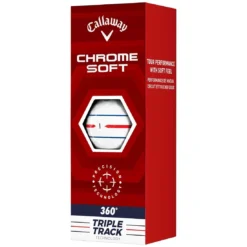 Callaway Chrome Soft 360 Triple Track White Golf Balls 9 Callaway Chrome Soft 360 Triple Track White Golf Balls -Pum Golf Club Shop callaway chrome soft 360 triple track white golf balls sleeve itempicture