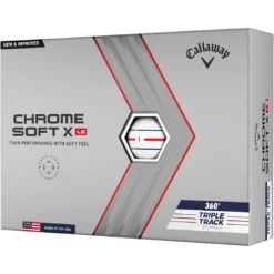 Callaway Chrome Soft X LS 360 Triple Track White Golf Balls