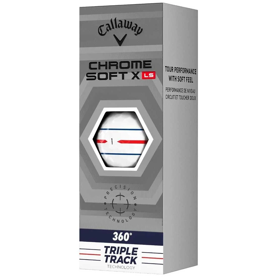 Callaway Chrome Soft X LS 360 Triple Track White Golf Balls 6 Callaway Chrome Soft X LS 360 Triple Track White Golf Balls - Image 6