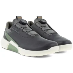 Ecco Biom H4 Boa Golf Shoes Magnet/Frosty Green -Pum Golf Club Shop ecco biom h4 boa golf shoes magnet frosty green pair itmepicture