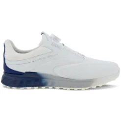 Ecco S-Three Boa Golf Shoes White/Blue Depths