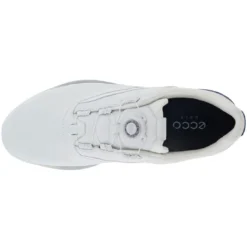 Ecco S-Three Boa Golf Shoes White/Blue Depths -Pum Golf Club Shop ecco s three boa golf shoes white blue depths top itempicture
