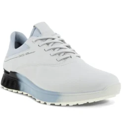 Ecco S-Three Golf Shoes White/Black/Air -Pum Golf Club Shop ecco s three golf shoes white black air front itempicture