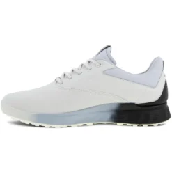 Ecco S-Three Golf Shoes White/Black/Air -Pum Golf Club Shop ecco s three golf shoes white black air spine itempicture