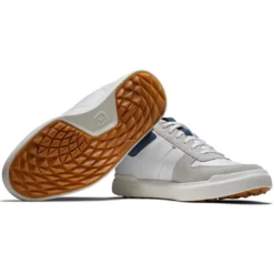 FootJoy Contour Casual Golf Shoes White -Pum Golf Club Shop footjoy contour casual golf shoes white 54374 combo itempicture