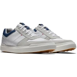 FootJoy Contour Casual Golf Shoes White -Pum Golf Club Shop footjoy contour casual golf shoes white 54374 pair itempicture