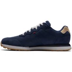FootJoy Contour Jogger Golf Shoes Navy -Pum Golf Club Shop footjoy contour jogger golf shoes navy 54292 side itempicture