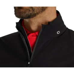 FootJoy DryJoys Select Rain Jacket 9 FootJoy DryJoys Select Rain Jacket -Pum Golf Club Shop footjoy dryjoys select rain jacket black charcoal detail itempicture