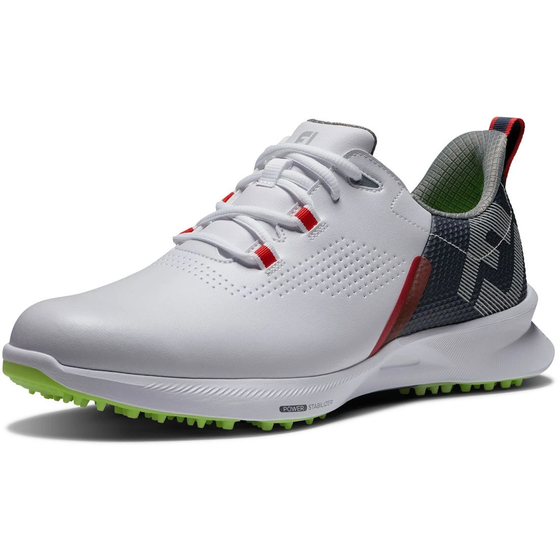 FootJoy FJ Fuel Golf Shoes White/Navy 3 FootJoy FJ Fuel Golf Shoes White/Navy - Image 3