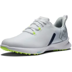 FootJoy Fuel Sport Golf Shoes White/Navy -Pum Golf Club Shop footjoy fuel sport golf shoes white navy 55453 toe itempicture