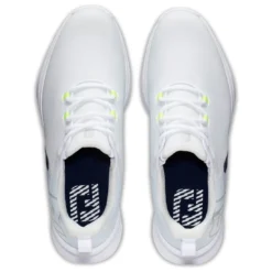 FootJoy Fuel Sport Golf Shoes White/Navy -Pum Golf Club Shop footjoy fuel sport golf shoes white navy 55453 top itempicture
