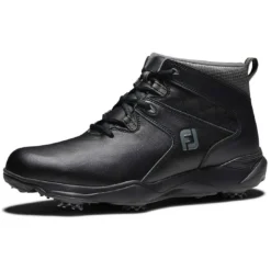 FootJoy Winter Golf Boots Black -Pum Golf Club Shop footjoy golf specialty rain boots black 56724 toe itempicture