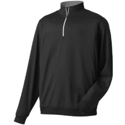 FootJoy Half Zip Pullover -Pum Golf Club Shop footjoy half zip pullvoer black hero itempicture