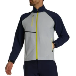 FootJoy HydroTour Rain Jacket -Pum Golf Club Shop footjoy hydrotour rain jacket navy grey itempicture