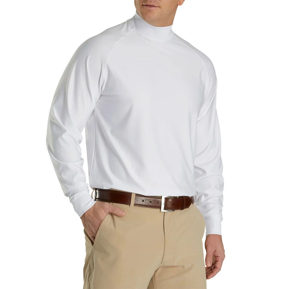 FootJoy Long Sleeve Mock Shirt 2 FootJoy Long Sleeve Mock Shirt - Image 2