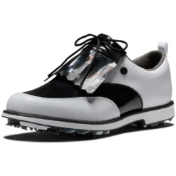 FootJoy Women's Premiere Series Issette Golf Shoes White/Black 8 FootJoy Women's Premiere Series Issette Golf Shoes White/Black -Pum Golf Club Shop footjoy premiere series issette golf shoes white black 99040 toe itempicture