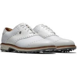 FootJoy Premiere Series Wilcox Golf Shoes White -Pum Golf Club Shop footjoy premiere series wilcox golf shoe white 54322 display itempicture