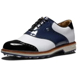 FootJoy Premiere Series Wilcox Golf Shoes Navy/White -Pum Golf Club Shop footjoy premiere series wilcox golf shoes navy white 54323 front itempicture