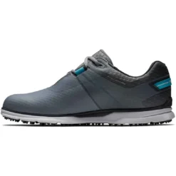 FootJoy Pro SL Sport Golf Shoes Grey/Reef Blue -Pum Golf Club Shop footjoy pro sl sport golf shoes grey reef blue 53855 side itempicture