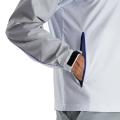FootJoy Sport Windshirt -Pum Golf Club Shop footjoy sport windshirt white grey royal detail itempicture