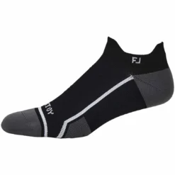 FootJoy Tech D.R.Y. Roll Tab Socks -Pum Golf Club Shop footjoy tech dry roll tab socks black itempicture