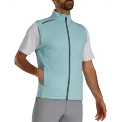 FootJoy ThermoSeries Fleece Back Vest -Pum Golf Club Shop footjoy thermoseries fleece back vest seaglass itempicture